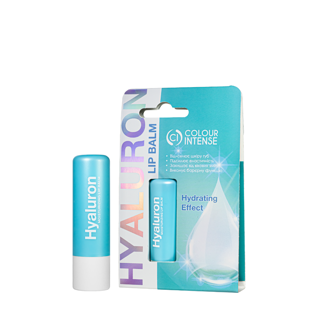 Зволожуючий бальзам для губ з гіалуроновою кислотою Colour Intense Lip Balm Moisturizing Hyaluronic Acid - Фото 1 Зволожуючий бальзам для губ з гіалуроновою кислотою Colour Intense Lip Balm Moisturizing Hyaluronic Acid - изображение 1