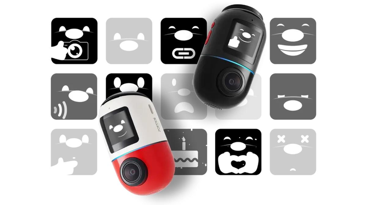 Автомобильный видеорегистратор 70mai Dash Cam Omni 64G Red