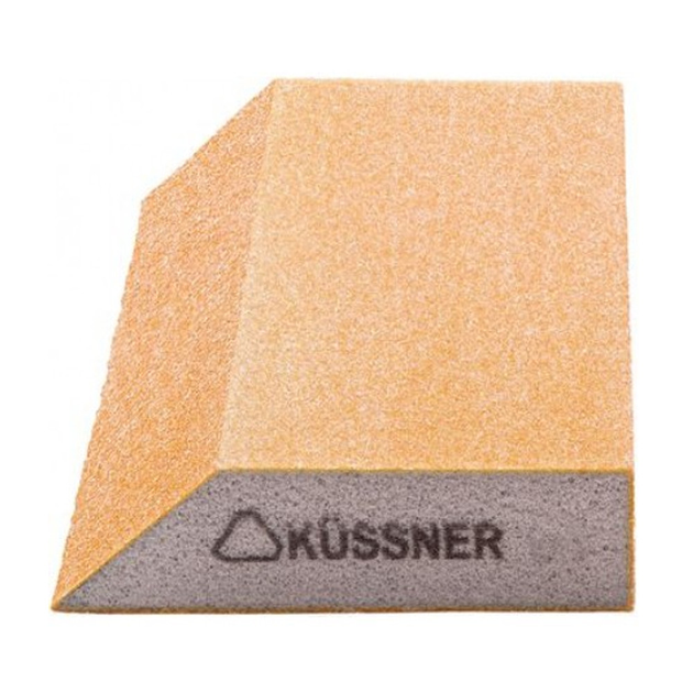 Шліфувальний брусок трапеція губка Kussner Soft P150 еластичний 125x90x25 - зображення 2