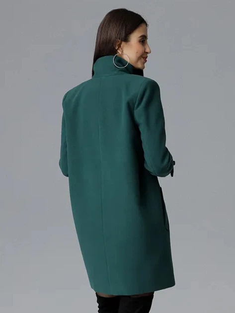 Płaszcz damski elegancki Figl M623 XL Zielony (5902194357272) - obraz 2