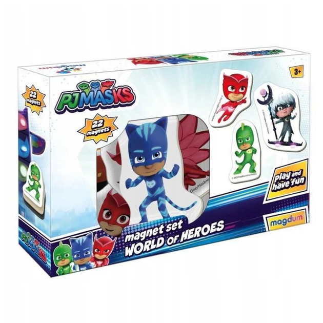 Zestaw zabawkowy Magnum PJ Masks Świat bohaterów (ME 5031-31) (4820215154550) - obraz 1