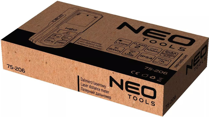Dalmierz laserowy NEO Tools 75-206 (5907558463323) - obraz 6