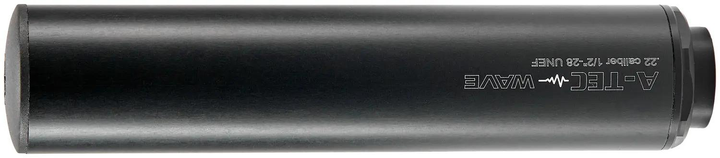 Саундмодератор A-TEC Wave кал. 22 LR ( подходит под .22 WMR; 17 HMR; 22 Hornet). Резьба - 1/2"х28 (карабины на базе AR-15) - изображение 2