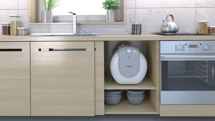Водонагрівач Tesy Bilight Compact 15U GCU 1520 L52 RC 2 кВт, "мокрий" ТЕН, 15 л, циліндричний, вертикальний, під мийкою, білий (304144) - зображення 3