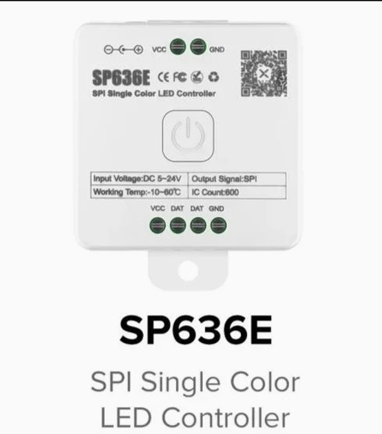 Контролер LEDTech SP636E Bluetooth до стрічки Smart моно - зображення 1