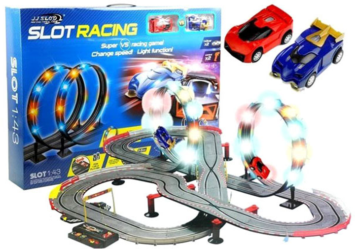 Tor samochodowy LEAN Toys Slot Cars skala 1:43 (1818912222699) - obraz 2