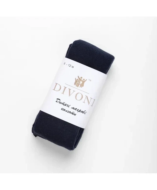 Махрові дитячі колготи Divoni 6-12м.(74-80см) синій - Фото 1 Махрові дитячі колготи Divoni 6-12м.(74-80см) синій - изображение 1