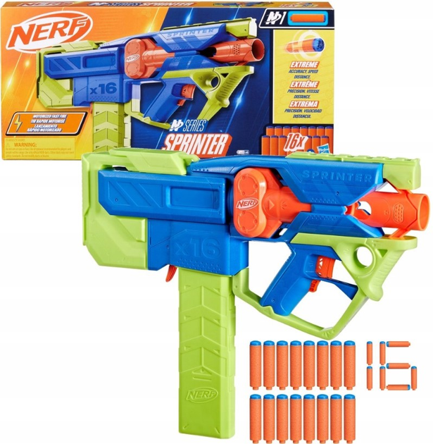 Бластер Hasbro Nerf N Series Sprinter + стріли F8625 (5010996260765) - зображення 2