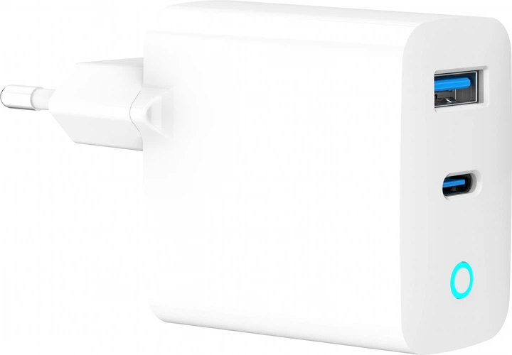 Мережевий зарядний пристрій Gembird PD30W, USB-A+Type-C (TA-UC-PDQC30L-W-01) - зображення 6