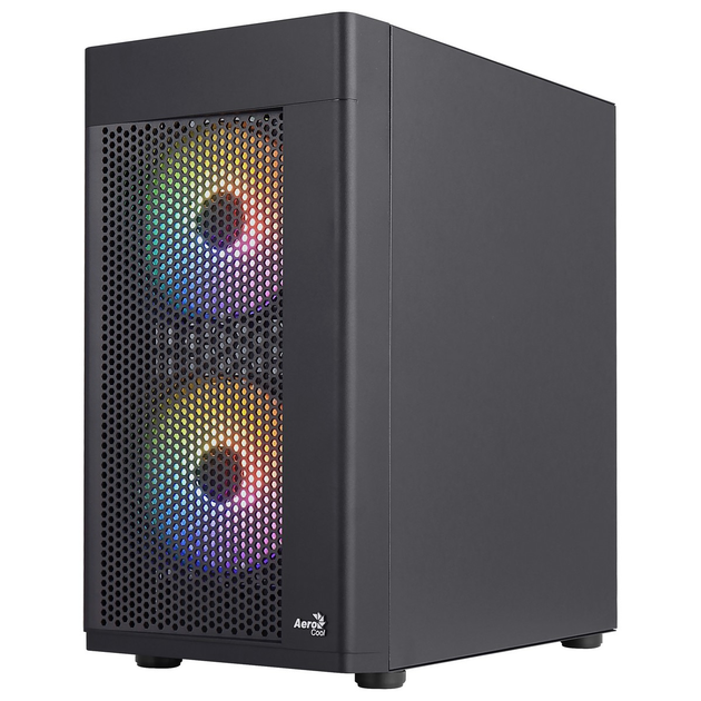 Корпус AeroCool Hexform-G-BK-v2 Black без БП (ACCS-PV38033.11) - изображение 2