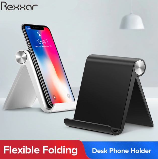 Подставка держатель на стол для мобильного телефона, смартфона, планшета Desk Holder Черный - изображение 6