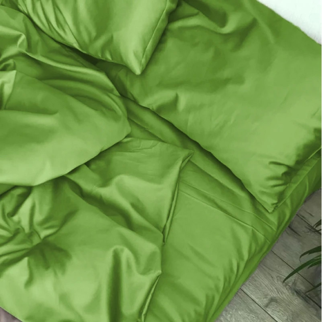 Акція на Простирадло на резинці по периметру MirSon Satin Light Pro 10-013 Lettuce 140x200+25 см від Rozetka