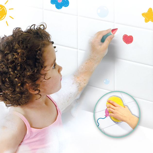 Kredki do kąpieli Ses Creative 8 kolorów 13050 (8710341130503) - obraz 5