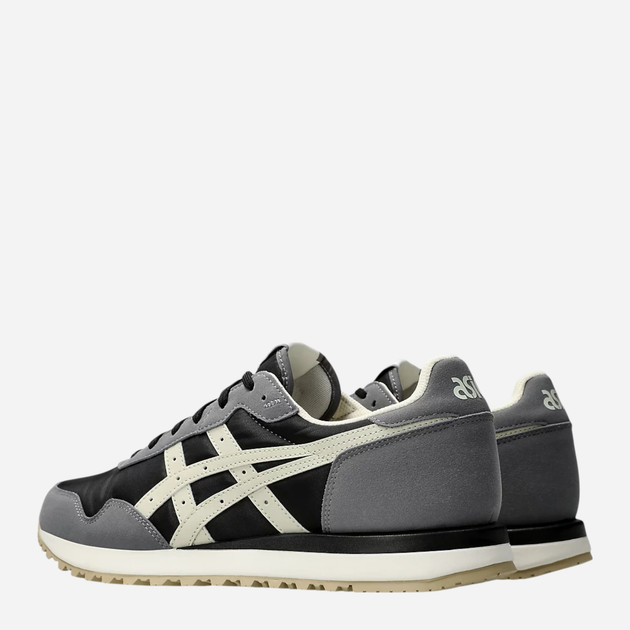 Buty sportowe damskie ASICS Tiger Runner II 1203A293-001 37 (6US) 23 cm Czarny/Szary (4550457741286) - obraz 4