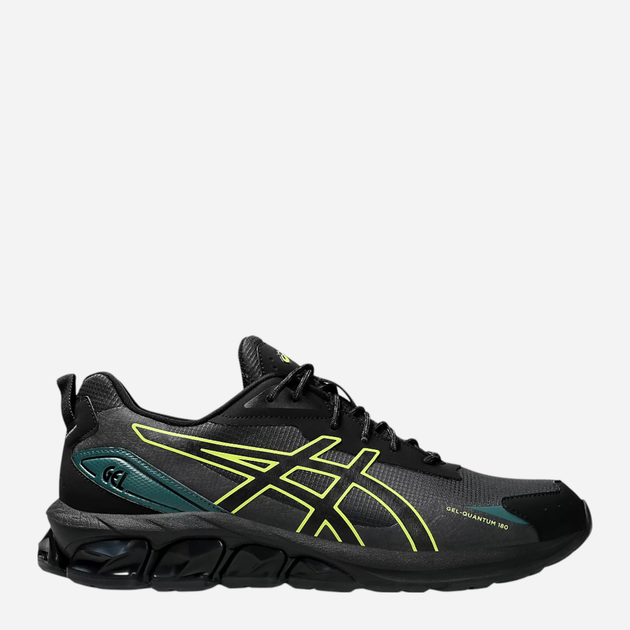 Buty sportowe męskie z siatką na platformie do kostki oddychające ASICS Gel-Quantum 1201A993-004 40 (7US) 25.2 cm Czarny/Limonkowy (4550457686433) - obraz 1