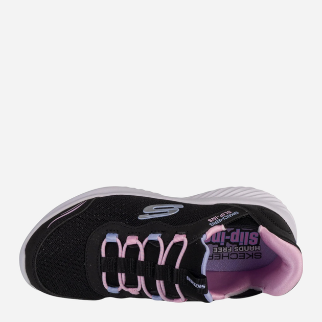 Buty sportowe dziecięce dziewczęce Skechers Bounder 303585L 31 Czarne (197976124165) - obraz 3