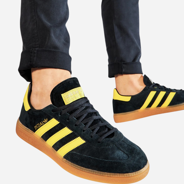 Sneakersy męskie zamszowe adidas Originals Handball Spezial FX5676 43.5 Czarne (4064037589545) - obraz 2