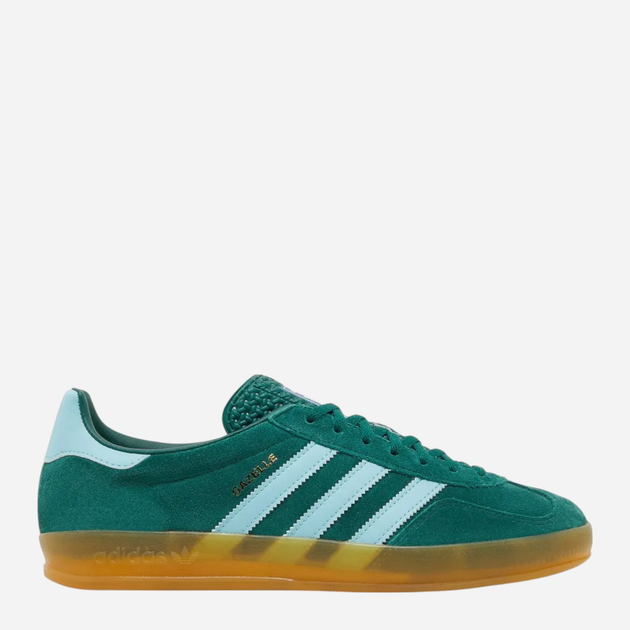 Sneakersy męskie do kostki adidas Originals Gazelle Indoor IG9979 45.5 Ciemnozielone (4066751278835) - obraz 1