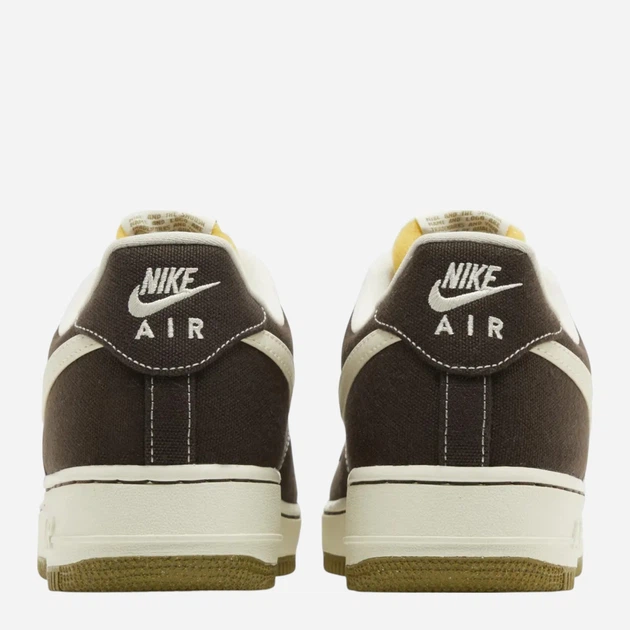 Чоловічі кеди низькі Nike Air Force 1 '07 CI9349-201 45.5 Коричневі (196976563318) - зображення 4