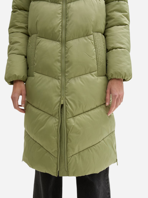 Куртка зимова довга жіноча Tom Tailor 1042891 XS Оливкова (4068127228710) - зображення 4