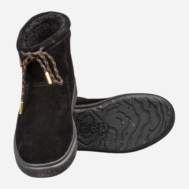 Śniegowce mukluki damskie na platformie Jeep JL42591A-062 37 (4UK) 24.9 cm Czarne (8050246380918) - obraz 4