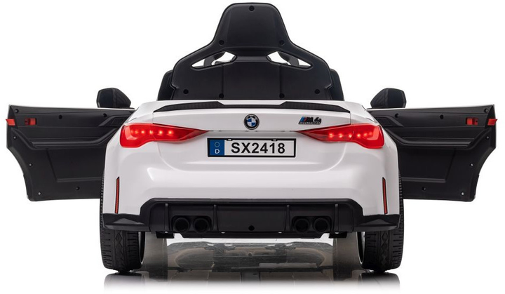 Samochód elektryczny dla dzieci LEAN Toys BMW M4 Biały (5905884456279) - obraz 3