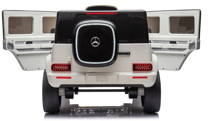 Samochód elektryczny dla dzieci LEAN Toys Mercedes EQG 4x4 Biały (5905884459485) - obraz 6