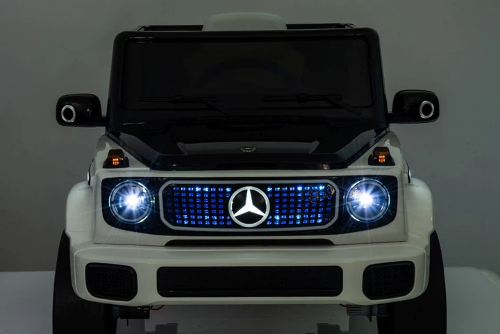 Samochód elektryczny dla dzieci LEAN Toys Mercedes EQG 4x4 Biały (5905884459485) - obraz 12