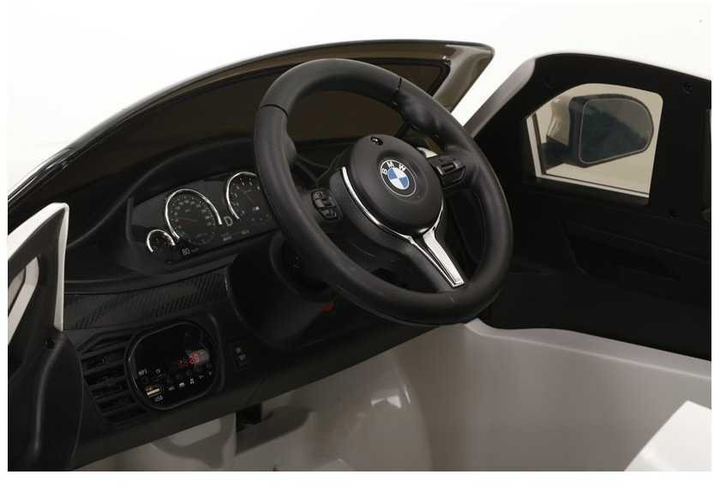 Samochód elektryczny dla dzieci LEAN Toys BMW X6 Lakierowany Srebrzysty (5902808157601) - obraz 7