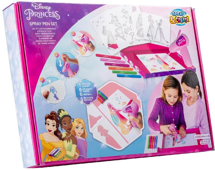 Набір для малювання Disney  Princess Spray Pen Set (8719668009868) - зображення 2