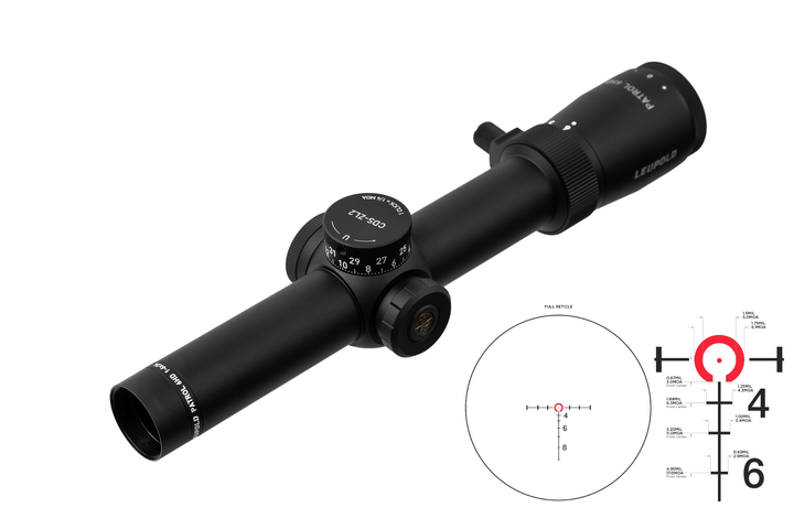 Прицел оптический LEUPOLD Patrol 6HD 1-6x24 (30mm) SFP CDS-ZL2 Illum. CMR2 - изображение 1