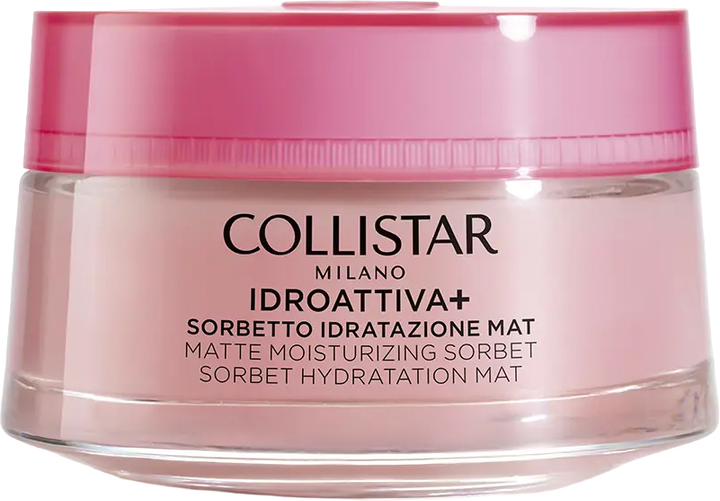 Зволожувальний крем для обличчя Collistar Idro-Attiva+ Matte Moisturizing Sorbet 50ml - Фото 1 Зволожувальний крем для обличчя Collistar Idro-Attiva+ Matte Moisturizing Sorbet 50ml - зображення 1