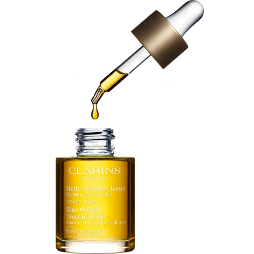 Масло для лица для обезвоженной кожи Clarins Blue Orchid Face Treatment Oil 30ml - Фото 2 Масло для лица для обезвоженной кожи Clarins Blue Orchid Face Treatment Oil 30ml - изображение 2