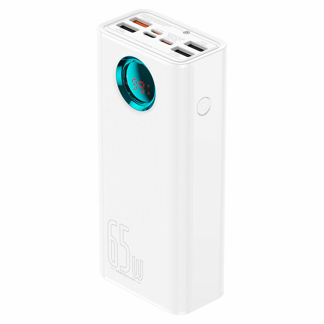 УМБ Baseus Amblight Digital Display 26800mAh 65W White (P10022402223-00) - зображення 1
