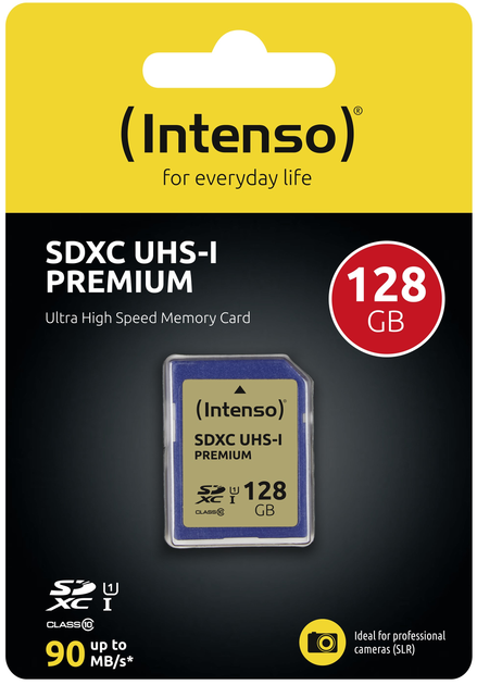 Карта пам'яті Intenso Premium SDXC 128GB Class 10 UHS-I (3421491) - зображення 2