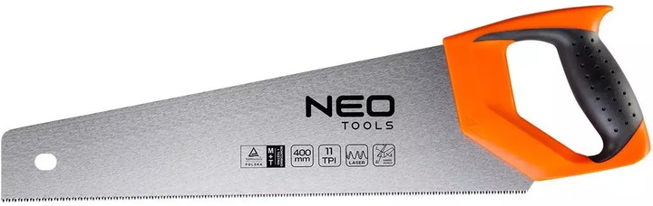 Ножівка по дереву NEO Tools 11TPI 400 мм 41-061 (5907558407051) - зображення 1