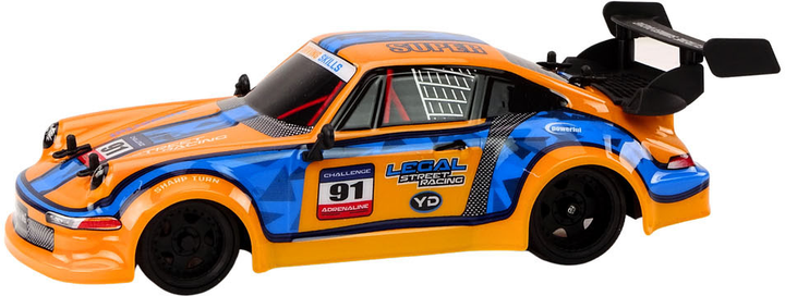Samochód sportowy zdalnie sterowany LEAN Toys z gumowymi kołami 1:16 Pomarańczowy (5905991017226) - obraz 3