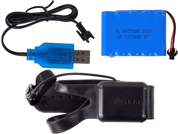 Samochód robot transformer zdalnie sterowany LEAN Toys 1:10 Niebieski (5905884459980) - obraz 5