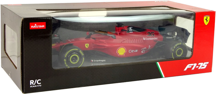 Гоночна машинка на радіокеруванні LEAN Toys Ferrari F1 1:12 Червона (5905515356787) - зображення 1