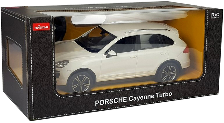 Машина на радіокеруванні Rastar Porsche Cayenne 1:14 Біла (5904204751667) - зображення 1