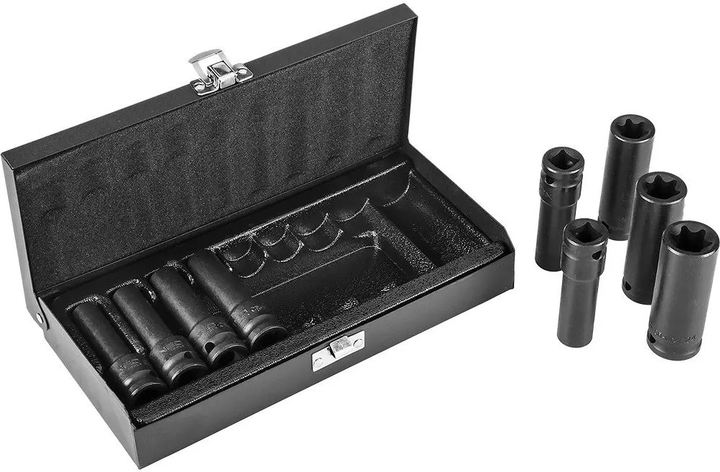 Zestaw nasadek udarowyh NEO Tools 1/2" 10 szt 12-101 (5907558414509) - obraz 3