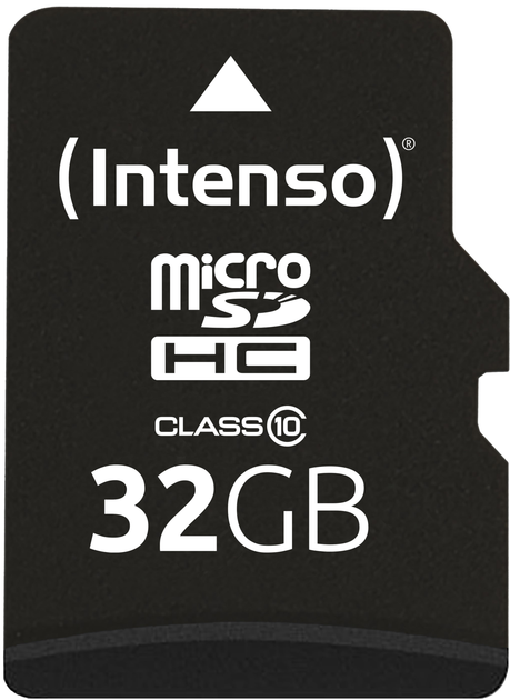 Карта пам'яті Intenso microSDHC Class 10 32GB + SD адаптер (3413480) - зображення 2