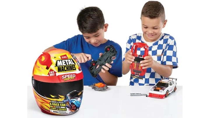 Машинка - сюрприз Zuru Metal Machines Speed Heroes (Red) 25+