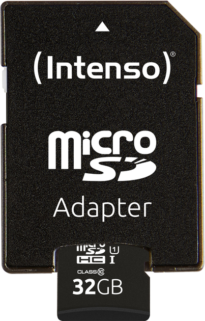 Карта пам'яті Intenso microSDHC UHS-I Performance Class 10 32GB + SD адаптер (3424480) - зображення 3