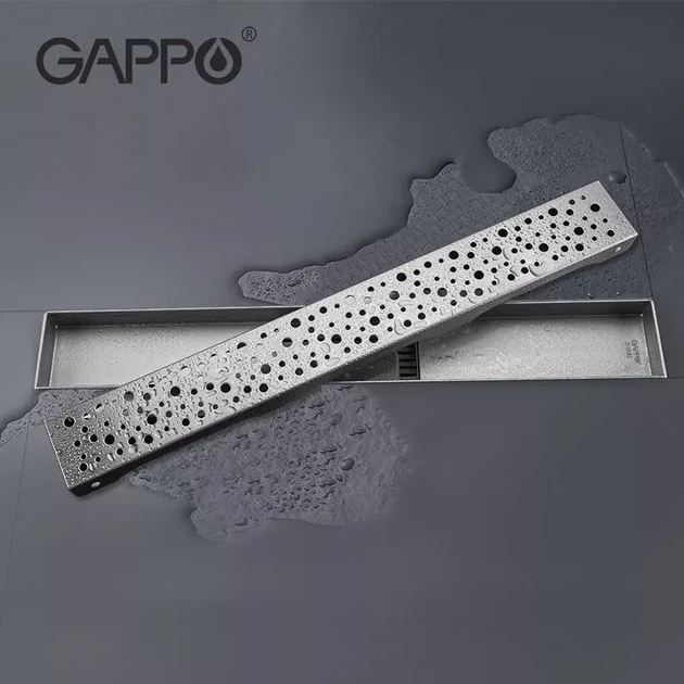 Душовий трап GAPPO G87007-2, 70х700 мм, нержавіюча сталь - зображення 2