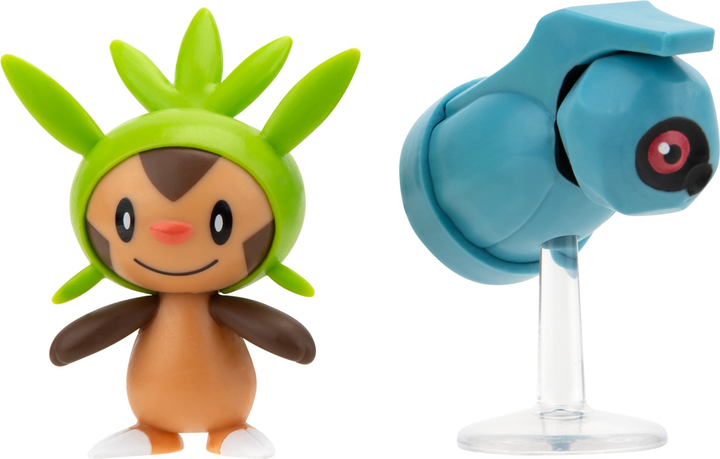 Figurki do gier Pokemon Battle Figure Chespin and Beldum (0191726480938) - obraz 1