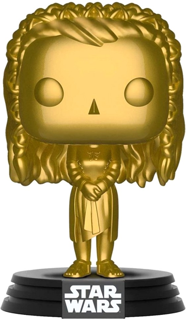 Figurka do gier Funko Pop Star Wars Golden Princess Leia (0889698430173) - obraz 2