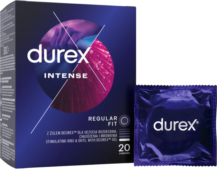 Презервативи Durex Intense стимулюючі 20 шт (5900627117721) - зображення 1