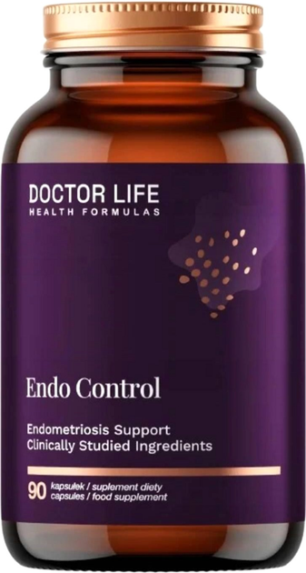 Suplement diety Doctor Life Endo Control wsparcie leczenia endometriozy 90 kapsułek (5905692385426) - obraz 1