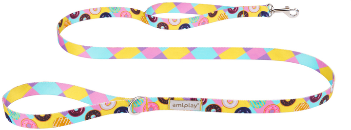 Повідець Amiplay BeHappy класичний S 150 см Donut (5907563281745) - зображення 1